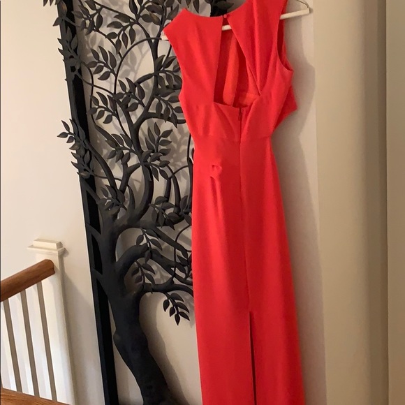 BCBG Orange/Red gown size 4 - Picture 4 of 4